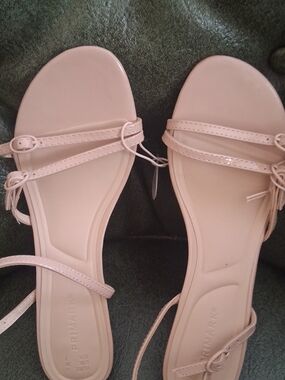 Primark Light Blush Strappy Flat Sandals